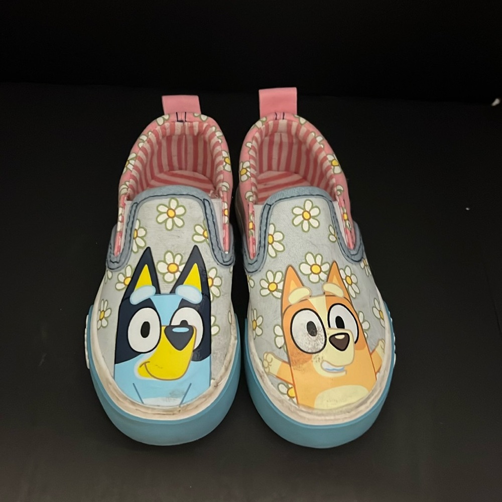 Blue shoes